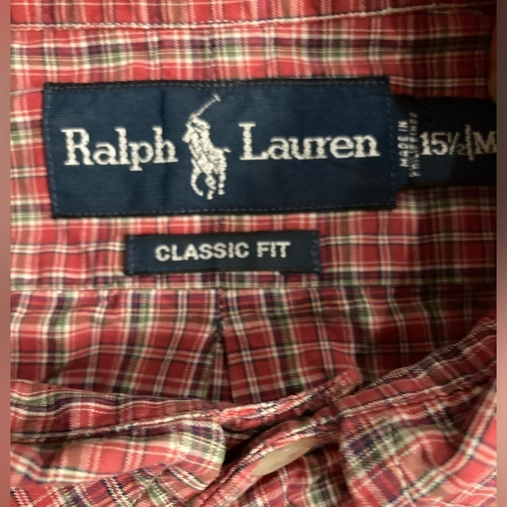 Polo Ralph‎ Lauren Men’s Medium Button Down Shirt